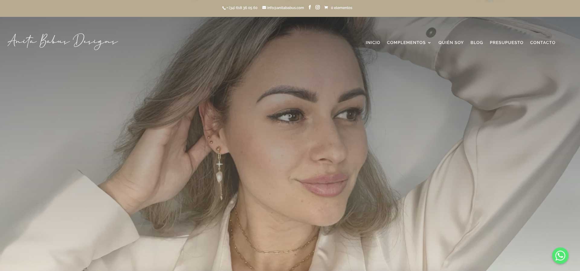 Creación y diseño tienda online Anita Babus