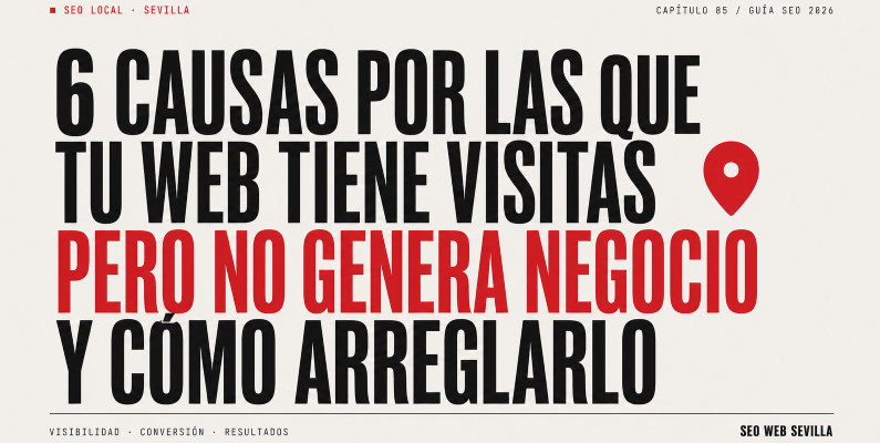 Por qué tu web no convierte visitas en clientes